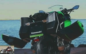 Kawasaki Z1000SX suitcases