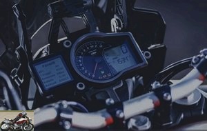 Speedometer of the KTM 1090 Adventure