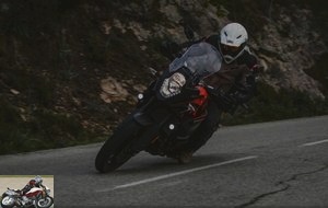 The KTM 1090 Adventure on the road