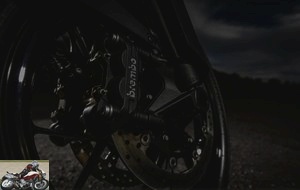 Front brake of the KTM 1290 Super Adventure S