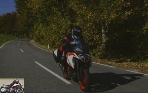 The 1290 Super Duke GT on the road
