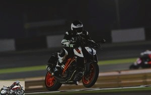 This test at Losail was an opportunity to drive at night