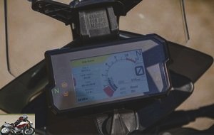 KTM 390 Adventure TFT speedometer