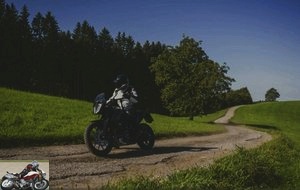 The KTM 390 Adventure in offroad