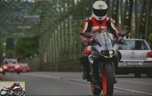 KTM RC 125 in town