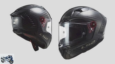 LS2 FF805 Thunder helmet: FIM homologated made of carbon