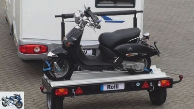 Market overview motorcycle trailers - for hobby freight forwarders