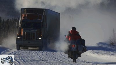 Michael Martin's Motorcycle Adventure, Part 7: Winter on the Dempster Highway