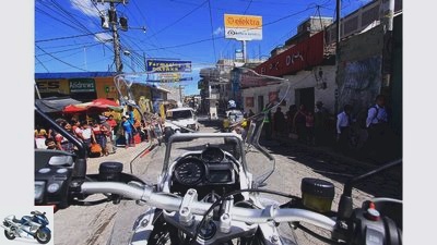 Through Guatemala by motorcycle