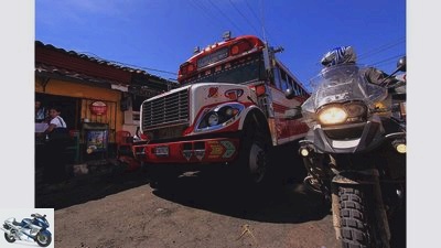 Through Guatemala by motorcycle