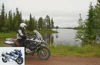With the motorcycle in Sweden - Lapland