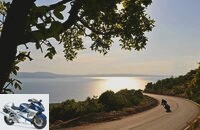 Around Rijeka Croatia by motorcycle