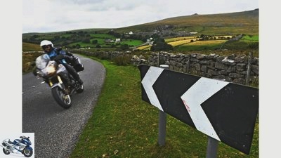 Out and about on a motorcycle in Cornwall