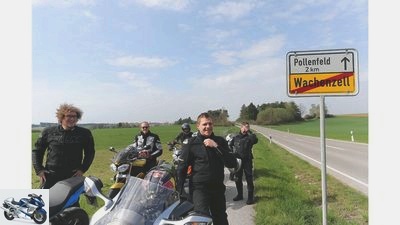 With Stefan Bradl on a country road tour