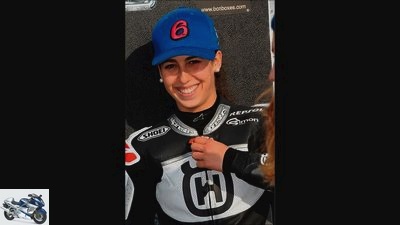 Portrait of Moto3 rider Maria Herrera