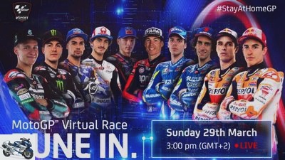 MotoGP stars start in eSports races: virtual races as a substitute