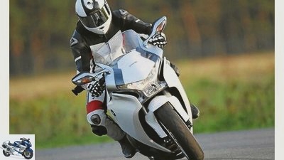 Motorcycle anti-lock braking systems in a comparison test