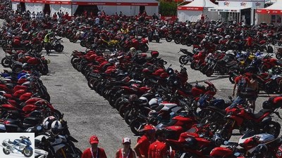Motorcycle stock in Germany in 2017