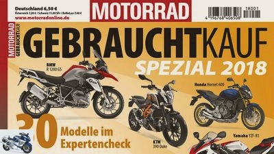 MOTORCYCLE pre-owned special 2018
