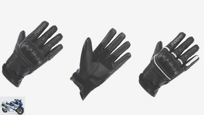 Buse Main motorcycle gloves with a retro look