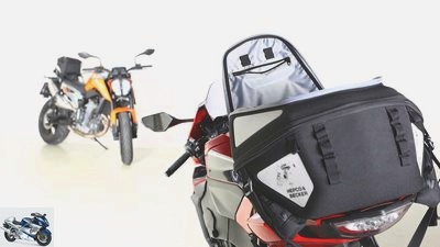 Motorcycle tail bags in the test