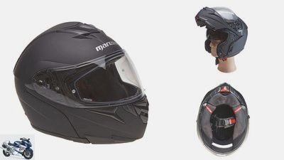 Flip-up motorcycle helmets between 139 and 649 euros in the test