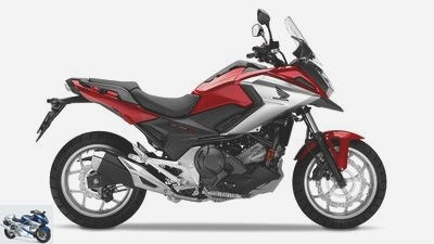 New motorcycle registrations for private individuals in 2017