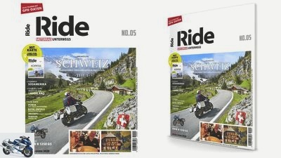 Motorcycle travel magazine RIDE No. 05: Focus on Switzerland