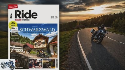 Motorcycle travel magazine RIDE No. 06: Black Forest priority region