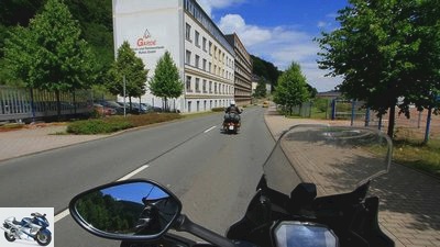 Motorcycle themed tour through Germany