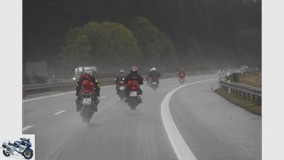 Motorcycling under special conditions