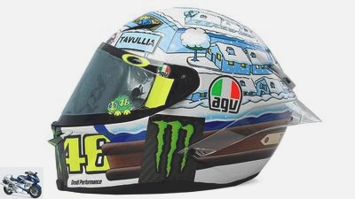 Valentino Rossi motorcycle helmets