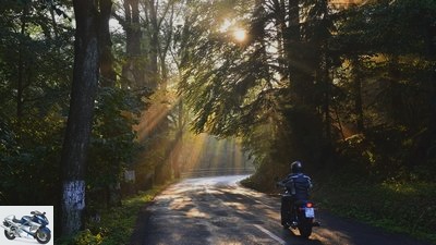 Motorcycle trip: Jeseníky Mountains in the Czech Republic