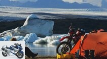 Motorcycle trip in Iceland
