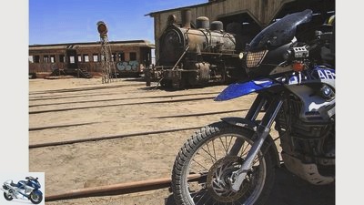 Motorcycle tour Railway Museum Chile