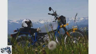 Motorcycle trip - spring tour of the Allgau lakes