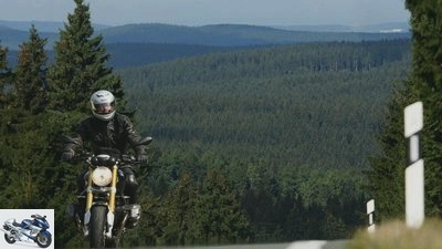Motorcycle tour - in the Ore Mountains with the BMW R nineT