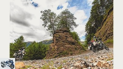 Motorcycle trip in the Pyrenees