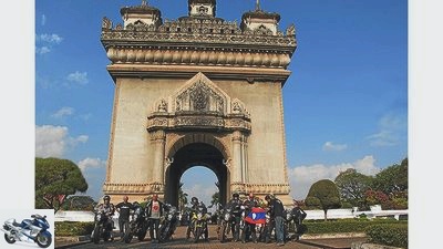 Motorcycle tour in Laos