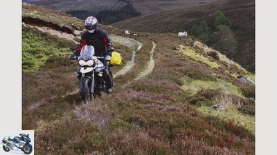 Motorcycle tour in Scotland