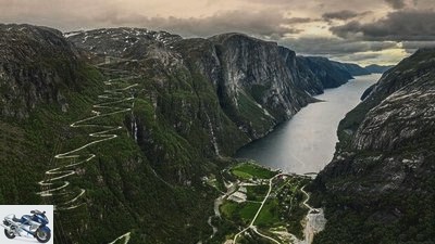 Motorcycle tour in southern Norway