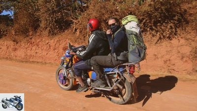 Motorcycle trip in Tanzania