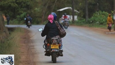 Motorcycle trip in Tanzania