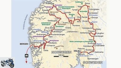 Motorcycle trip - Norway in summer