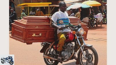Motorcycle trip around Africa