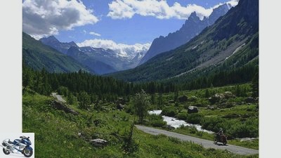 Motorcycle tour tour tips Aosta Valley Italian Alps