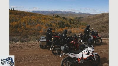 Motorcycle tour USA Idaho Wyoming