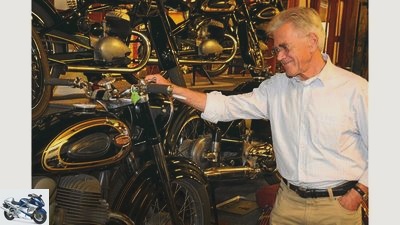 Motorcycle collector Karl-Heinz Rehkopf PS.Speicher