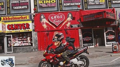 Motorcycle scene: Hamburg