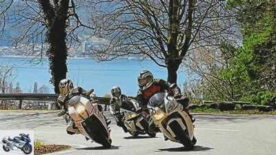 Motorbike tour on Lake Constance - horsepower on the go with readers